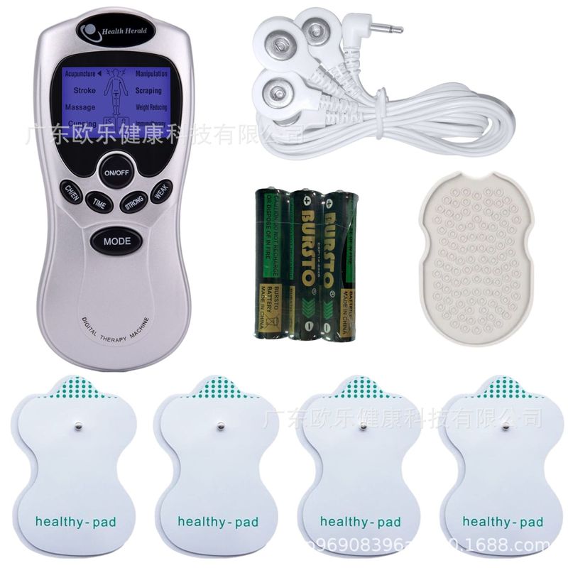 クロスボーダーデュアル出力 TENS 電気パルスマッサージャー EMS 刺激装置中低周波パルスマッサージ器具マッサージ|undefined
