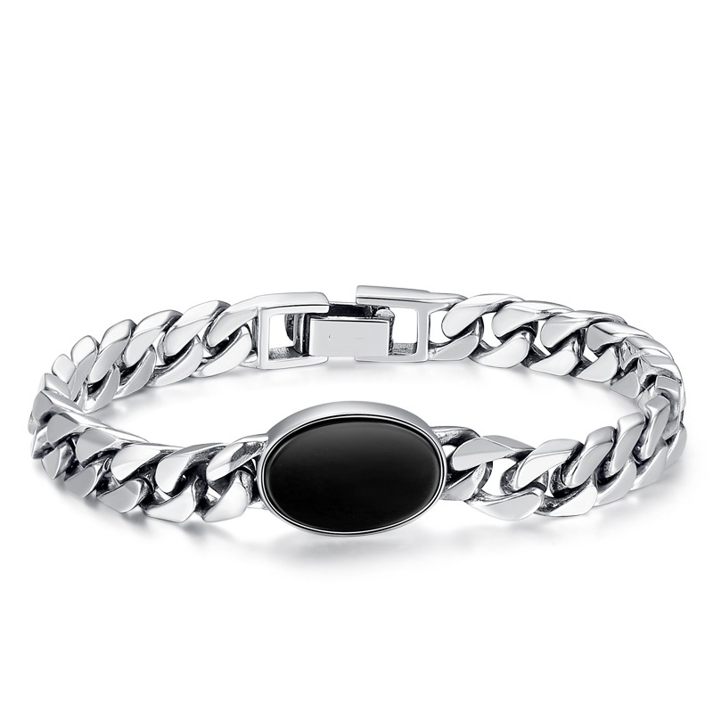 Herren Panzerarmband Aus Edelstahl Wasserfest Und Langlebig_voghion.com