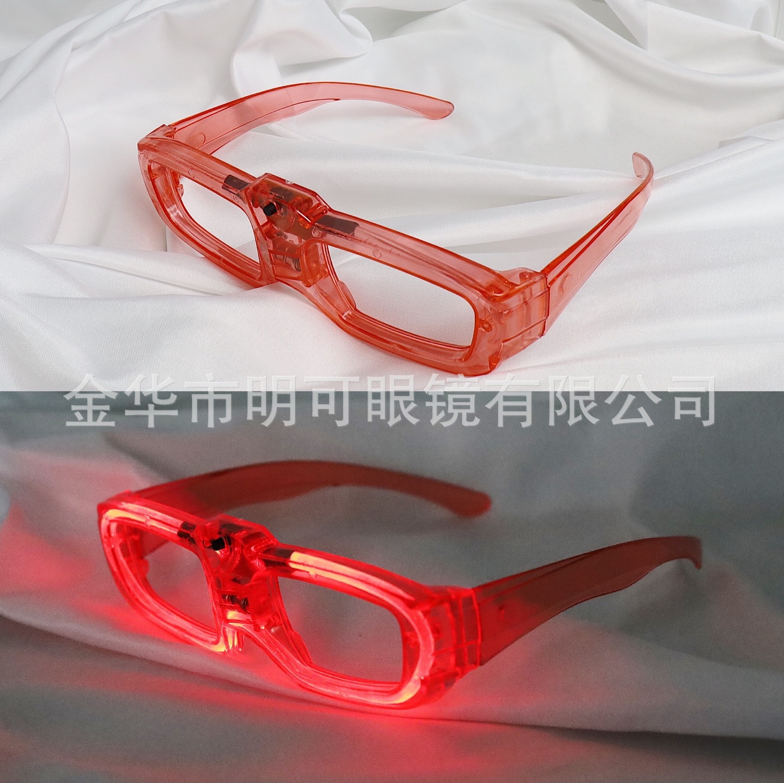 Gafas LED con Persianas de Plástico ABS Luminosas para Fiestas y Halloween