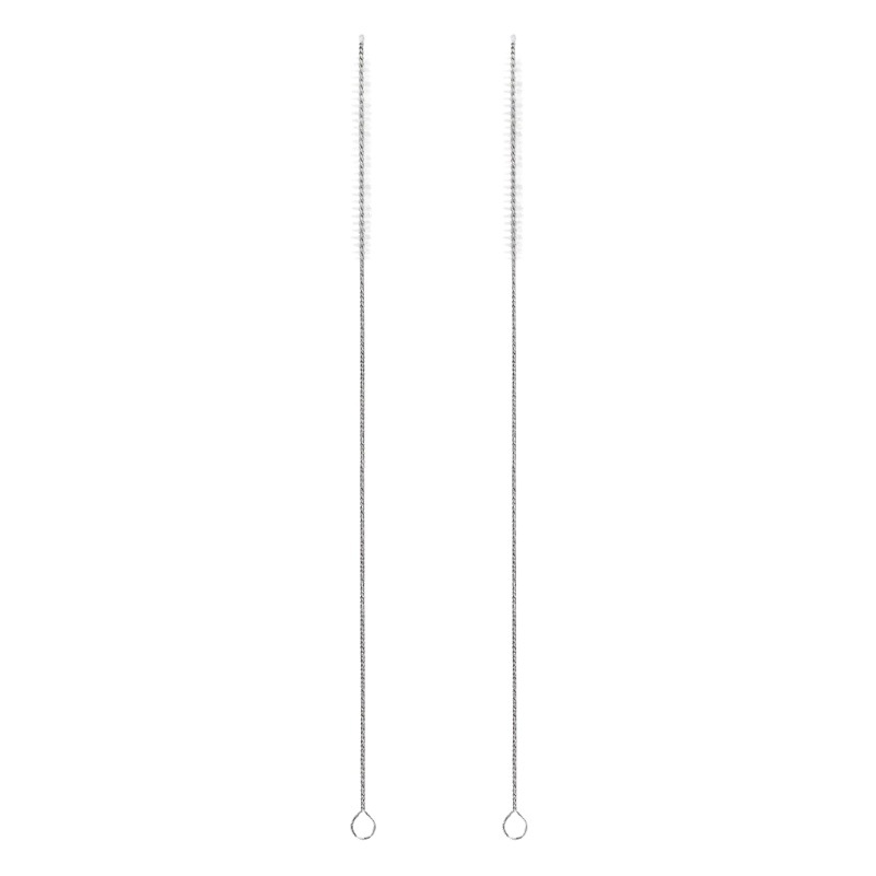 Straw Brush, Cleaning Brush, Gap Brush, Pipe Brush, Silicone Tube, Baby Bottle Brush, Twisted Wire Brush with Hanging Ring, Stainless Steel Nylon Nipple