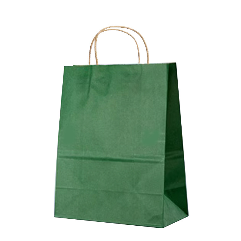 Spot bolsa de papel kraft portátil, bolsa de embalaje de té con leche para alimentos, bolsa de regalo de embalaje para llevar, bolsa de regalo de almacenamiento, lote pequeño