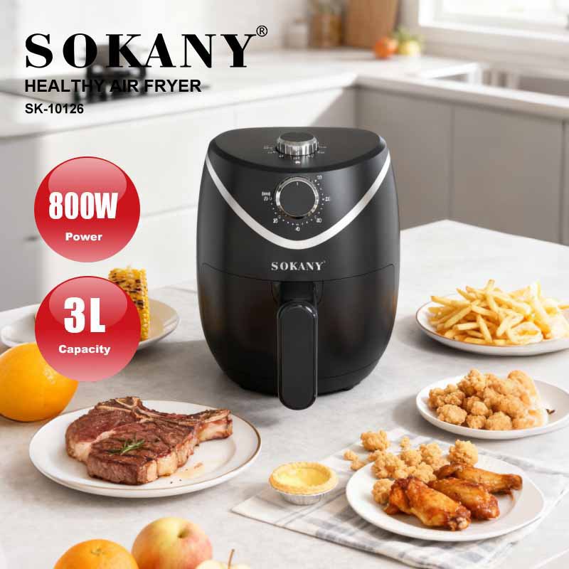 Cross-Border Household Electric Fryer Air Fryer 3L Multifunctional Fryer Oil-Free Fryer Air Fryer 800W