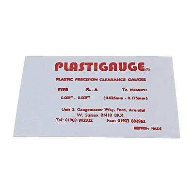 A Plastic Gauge, Plastic Wire Mühərrik alətləri - pla0025-0175mm-ten-pack