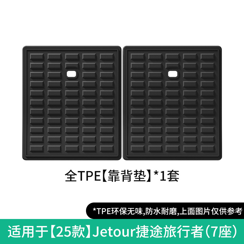 Modelə uyğun ayaqaltı, Jetour Traveller/Shanhai T2 2023-2026 - 2025-jetour-traveller-seat-backrest-pad-7-seater