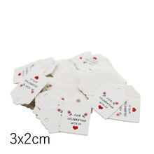 100Ƭ3x2cm Handmade͹ź決С˺ DIYƷϿհ׵ Y