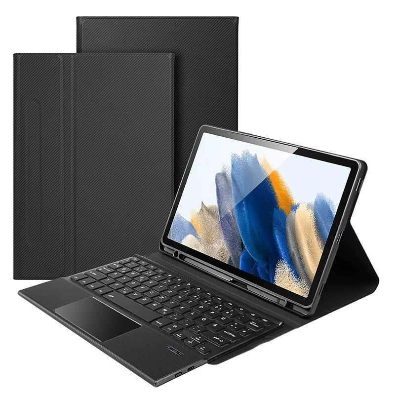 Клавиатура назад подсветка Galaxy Tab S8+/S8 Ultra, сенсорная клавиатура, лоток для пера, чехол
