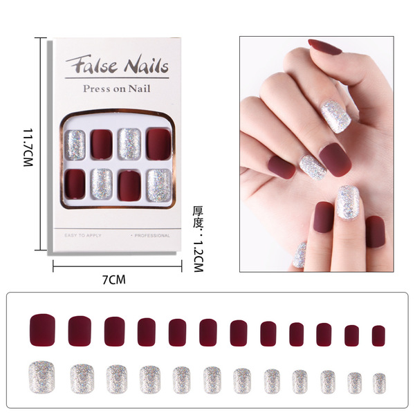 short nail stickers for manicure for nails
