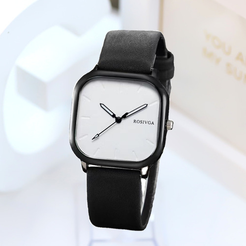 New Style Fashion Student Watch for Girls and Boys, Korean Version Square Ins Style Electronic Niche Luxury Quartz Watch