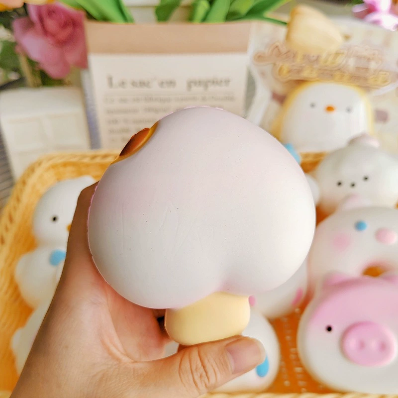 Игрушка squish «хлеб/тост» мягкий сквиши, медленное восстановление, экокожа, антистресс