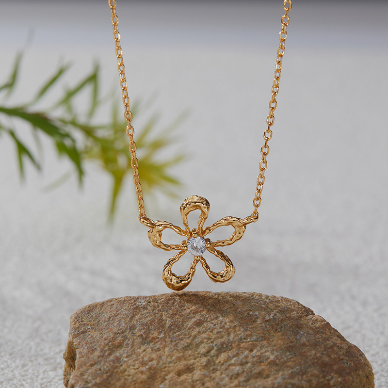 3g Weight Zircon Inlay Material Rings, Jewelry Set Classification cable chain Chain Type 1 Piece Quantity Casual, Daily Occasion 925 Sterling Silver Material Book, Flower Pattern All Seasons Season Women's Gender Elegant, Sweet, Simple Style, Korean Style Style 1 Piece 925 Sterling Silver Book Flower Zircon Cable Chain Rings Jewelry Set 14