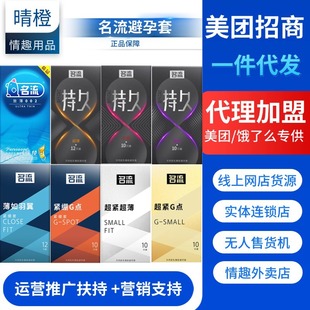 Celebrity Long-Lasting Ultra-Thin Condom Ultra-Tight Thin 002 Condom Byt Adult Meituan Supply Factory Wholesale