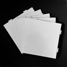 现货2.6mm拼拼豆豆模板白色耐高温拼豆板手工DIY拼图拼板儿童玩具