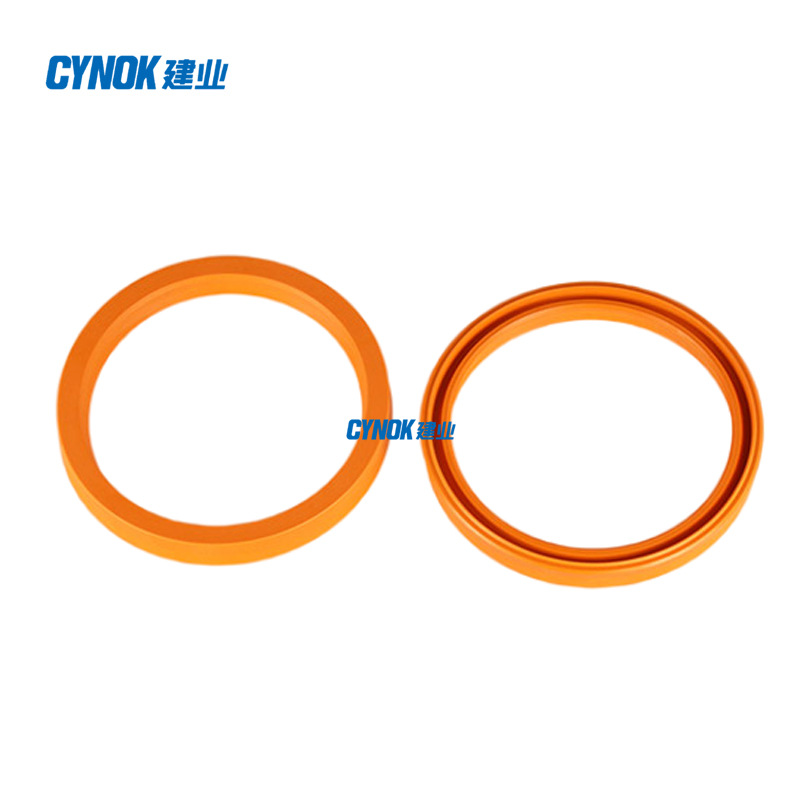 主油封HRDA70*80*6 液压活塞杆密封件 橙色高弹力易安装Tecthane