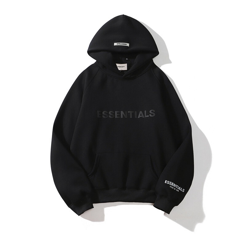 Dropshipping Fog Essentials Line Lettered 3D Silicone Print Hoodie for Men Dropshipping Fog Essentials Line Lettered 3D Silicone Print Hoodie for Men
