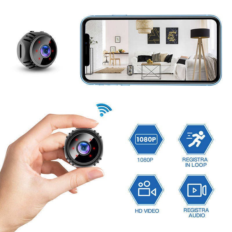 Sınır Ötesi Trend X10/W8 Kamera Telefon Uzaktan 1080p Kablosuz WiFi Ağ Ev İzleme Kamerası