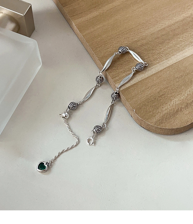 Linglang Sterling 925 Silver Bracelet for Women Girls Dainty Trendy Stackable Bracelet Vintage Jewelry Gifts