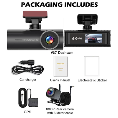 Ultra-High Definition Night Vision 24H – Driving recorder - front-and-rear-of-the-car-wifigps