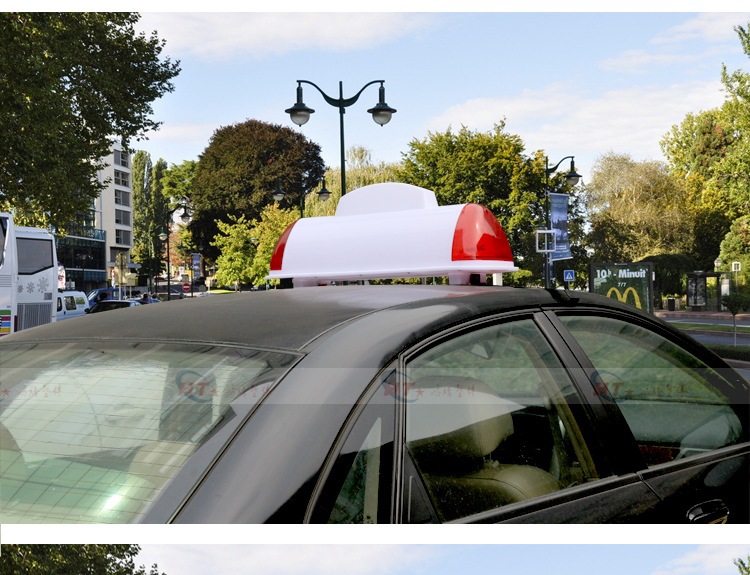 Taxi/driving service roof lights, exam vehicle/driving school roof lights, dump truck/concrete mixer truck canopy lights, advertising lights