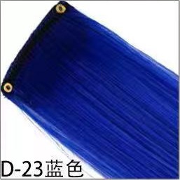 Pelucas de cabello de dama, pieza de seda a alta temperatura