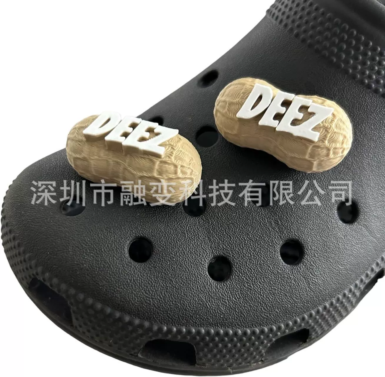 Заглушка/украшение для обуви DEEZ NUTS CROC CHARMS — декоративная пряжка-аксессуар в виде арахисового орешка