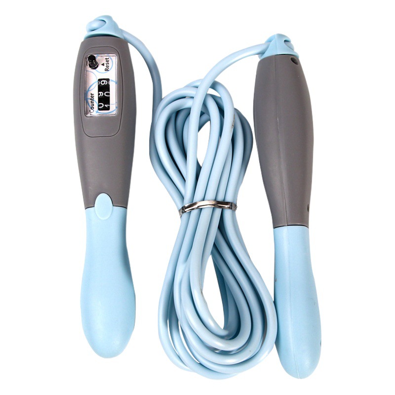 Cuerda para saltar para contar niños para estudiantes de primaria, longitud de cuerda ajustable para principiantes en fitness, cuerda para saltar portátil para examen de ingreso a la escuela secundaria