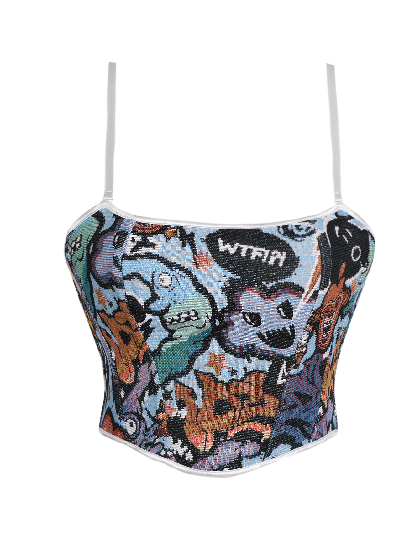 Halloween cráneo impresión de cables para limpiar el pecho hueso de pez Amazon venta rápida temu mercancías transfronterizas