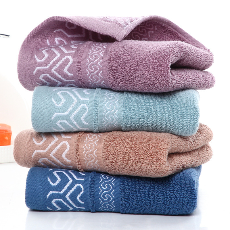Factory wholesale cotton towel 110g absorbent soft thick wash Super advertising towel gift embroidery logo