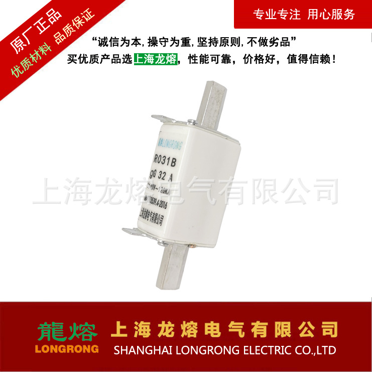 RO31B 32A 50A 63A 80A 100A 快速熔断器 刀插式 上海龙熔电气 