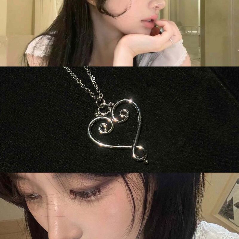 | Cupid's Arrival Arin's Same Style Vintage Love Heart Necklace