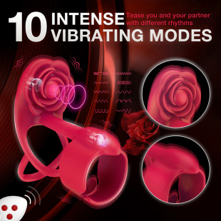 Lock ring men's anti-fire men's and women's common shock app remote control silicone penis trainer vibration lock ring