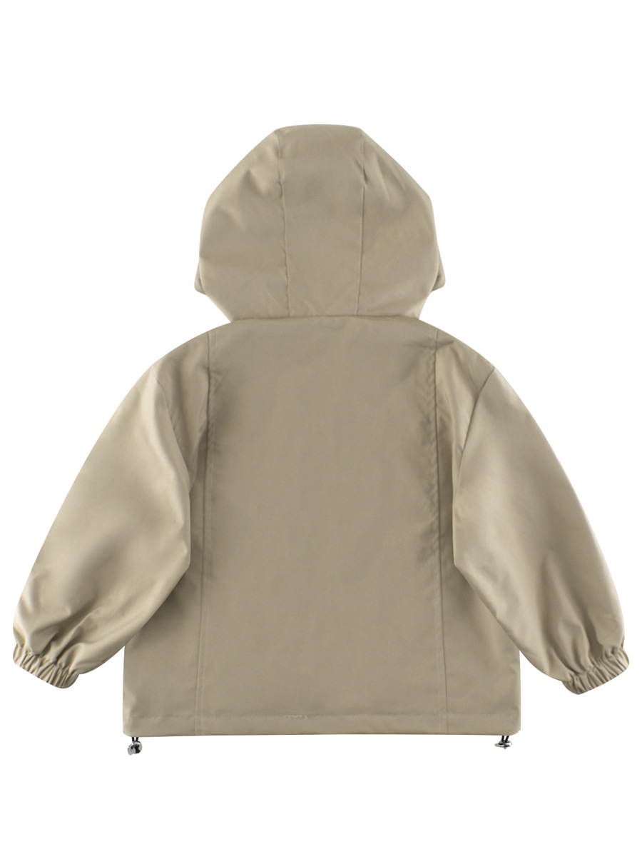 27kids marca de moda ropa para niños tops otoño nuevo estilo chaqueta para niños ropa de bebé para hombres camisa con cremallera con capucha al por mayor