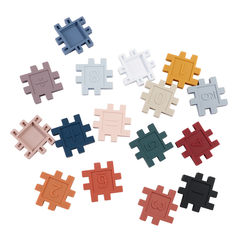 Juguetes educativos, rompecabezas, bloques de números, juguetes de ensamblaje para niños de 0 a 3 años, juego de combinación de números, educación temprana Montessori para niños y niñas