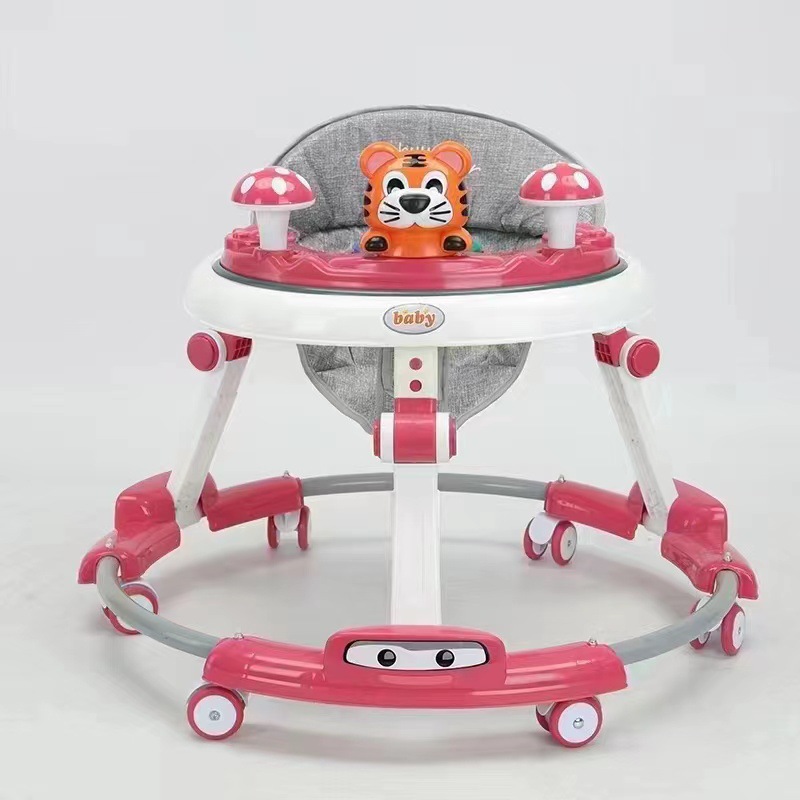 Bebé nuevo con empujador 6 - 18 meses cochecito infantil con música anti-rollback coche de disco
