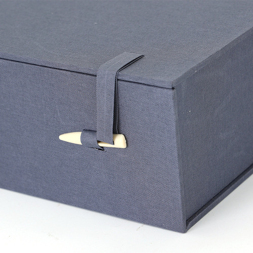 Gray Wall Plate Gift Box, Silver and Jade Plate and Dish Packaging Box, Medal Inkstone Frame Storage Empty Box