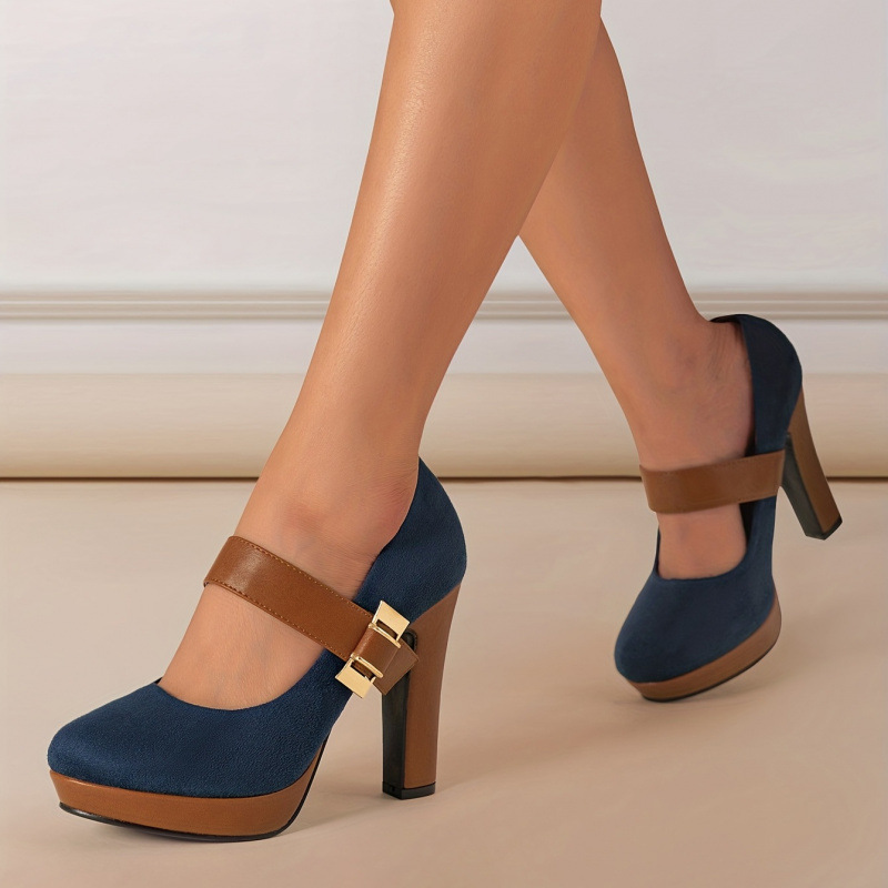 X 61928 Thick Heel Mary Jane Sandals Thick-Soled Chunky Heel Mary Jane Sandals X 61928 Thick Heel Mary Jane Sandals Thick-Soled Chunky Heel Mary Jane Sandals