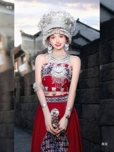 少数民族贵州云南土家族苗族服装演出服旅拍摄影特色服装套装均码