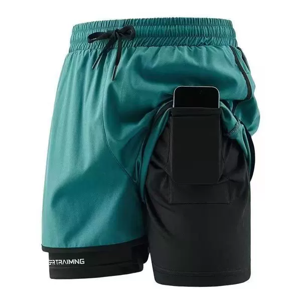 Malachite green shorts