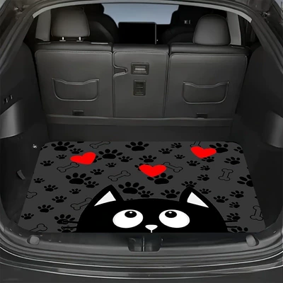 Avtomobil döşəmə paspasları – to maintain and clean - jn-trunk-mat-17-75100cm-crystal-velvet