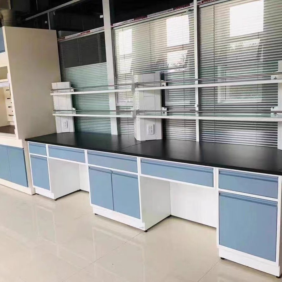 工厂实验室全钢边台三角试剂架耐腐蚀中台菱形置物架免打孔款式