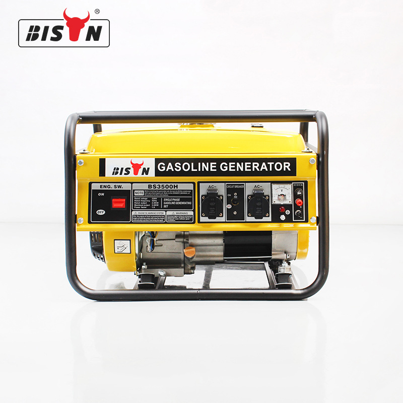 Generador de Gasolina Bison Pequeño de 2-2.3kw, Arranque Manual Móvil, 110/220v Monofásico, Portátil para el Hogar