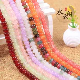 6*4mm��Ȼˮ����ʯɢ�� ��P���� diy����朲����Ʒ������l