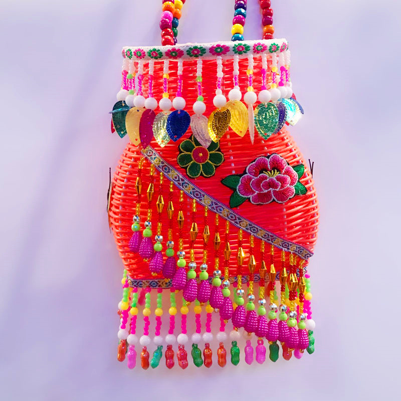 다채로운 등나무 전체 구슬 체인 비스듬한 꽃 스몰 사이즈