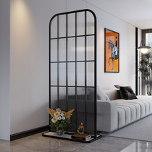 免打孔长虹玻璃屏风客厅简约现代入户玄关卧室遮挡家用