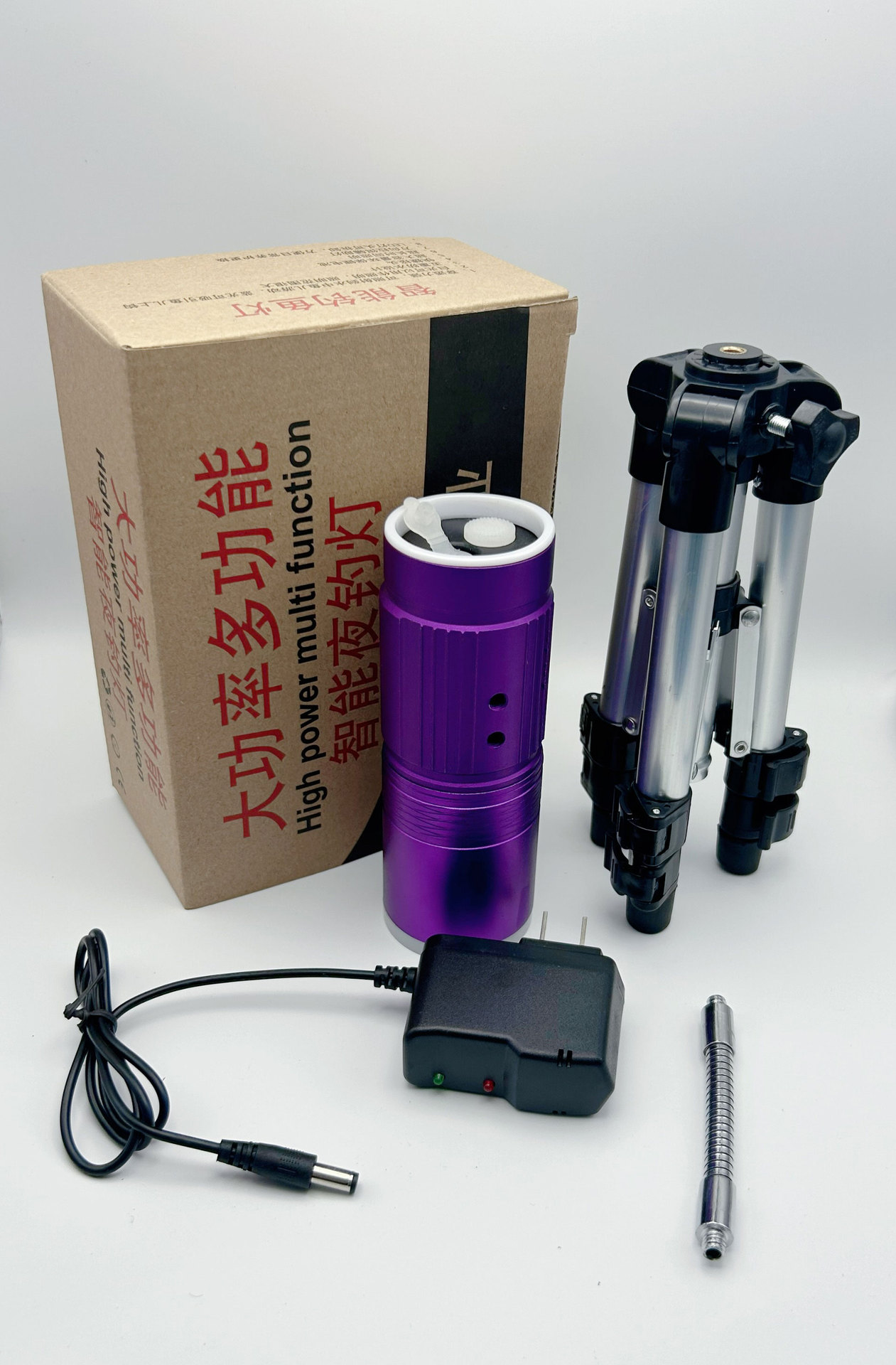 Luces de pesca de alta potencia luces azules y blancas luces de pesca súper nocturnas 2024 nuevas luces azules especiales de pesca nocturna de Beijing