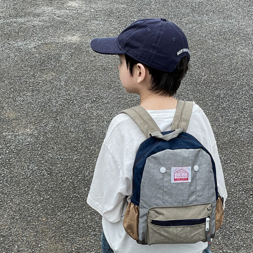 New Children's Bag Simple and Lightweight Canvas Backpack for Boys and Girls Back to School Back-to-School Backpack for Boys and Girls