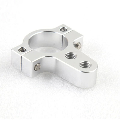 Motorcycle damper modification universal fixed code 26/27mm diameter shock absorption titanium size fixed clip bracket (Motorcycle Safety Supplies)