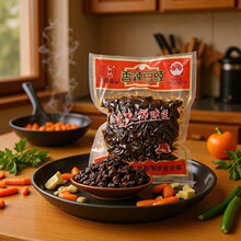 包邮君意香辣豆豉140g袋装麻辣黑豆豉重庆特产炒菜专用川菜调料