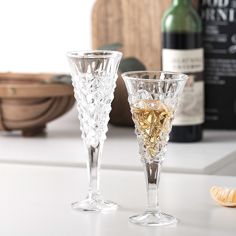 Ins en línea vinos rojos vinos europeos caseros tazas de champagne tazas de cristal sin plomo tazas de pie alto