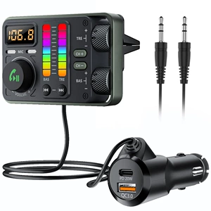 MT03 Avtomobil MP3 Bluetooth Pleyer, AUX, Siqaret Yandırıcı, FM Transmitter