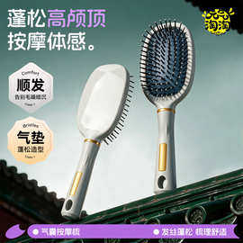 气垫梳子女生专用顺发气垫梳按摩头皮气囊梳直发高颅顶家用美发梳